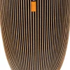 Intratuin Capi Europe Blumentopf Groove schwarz / gold D 46 H 58 cm| Blumentöpfe|Blumentöpfe & Pflanzgefäße