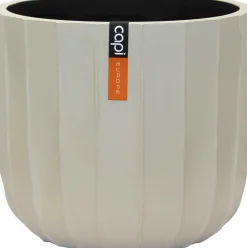 Intratuin Capi Europe Blumentopf Nature Craft beige D 9 H 8 cm| Blumentöpfe & Pflanzgefäße|Blumentöpfe