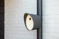 Intratuin Capi Europe Nistkasten rund anthrazit 24 x 19 x 23 cm| Gartenvögel|Vogelhäuser & Nistkästen