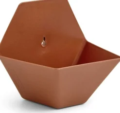 Intratuin Capi Europe Wand-Blumentopf / Vogelfutterbehälter Hive braun 19 x 22 x 20 cm| Wand-Blumentöpfe|Blumentöpfe & Pflanzgefäße