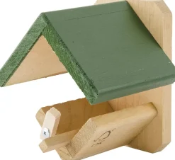 Intratuin CJ Wildlife Erdnussbutter-Glashalter Holz| Gartenvögel|Erdnussbutter-Häuser