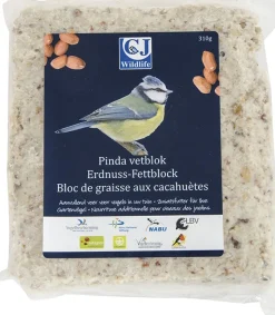 Intratuin CJ Wildlife Fettblock mit Erdnüssen| Gartenvögel|Vogelfutter