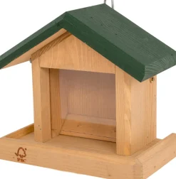 Intratuin CJ Wildlife Vogelfutterhaus Carson grün 19 x 11 x 17,6 cm| Gartenvögel|Vogelfutterhäuser