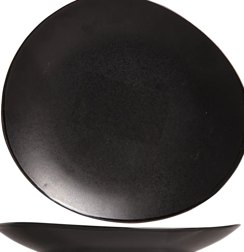 Intratuin Cosy & Trendy Teller Vongola Blacky schwarz 15,5 x 14,3 x 2 cm| Geschirr & Gläser