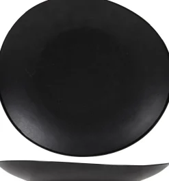 Intratuin Cosy & Trendy Teller Vongola Blacky schwarz 22,2 x 20,3 x 2,5 cm| Geschirr & Gläser
