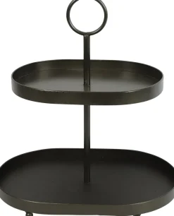 Intratuin Countryfield Etagere Bonamy bronze 47 x 31,5 x 50 cm| Servieren