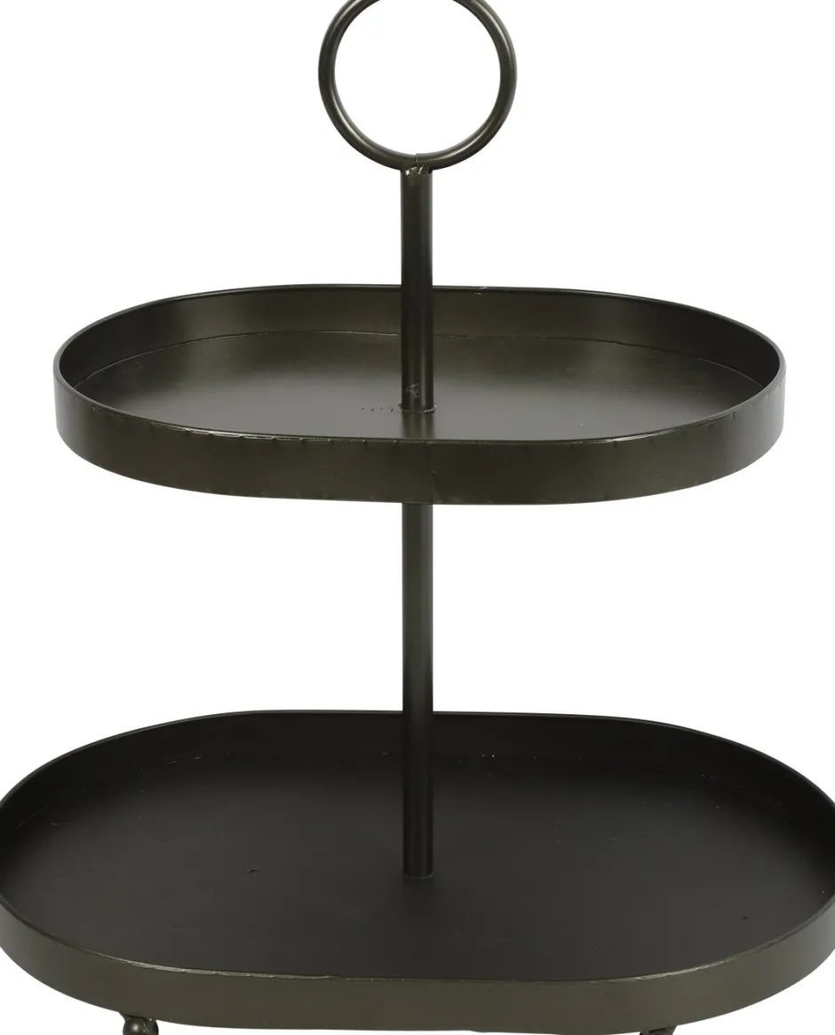 Intratuin Countryfield Etagere Bonamy bronze 47 x 31,5 x 50 cm| Servieren