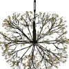 Intratuin Countryfield Hängelampe Lichtkaskade Apollo schwarz mit 576 LEDs warmweiss D 40 cm| Weihnachtsfiguren (Außen)