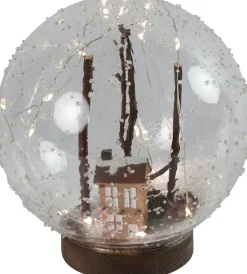 Intratuin Countryfield Schneekugel Bowie Haus D 15 H 15 cm| Weihnachtsfiguren & -Objekte