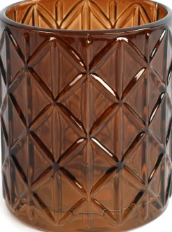 Intratuin Countryfield Teelichthalter Elliot braun D 8,5 H 10 cm| Teelichthalter