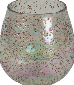 Intratuin Countryfield Teelichthalter Amia halbdurchsichtig D 18 H 18 cm| Teelichthalter