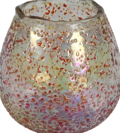 Intratuin Countryfield Teelichthalter Amia halbdurchsichtig D 10 H 10 cm| Teelichthalter