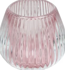 Intratuin Countryfield Teelichthalter Carlin rosa D 10,2 H 8,5 cm| Teelichthalter