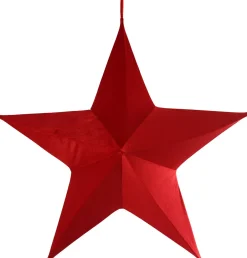 Intratuin Countryfield Weihnachtsbaumschmuck Stern Maria rot 36,5 x 100 x 100 cm| Weihnachtsdeko Zum Aufhängen