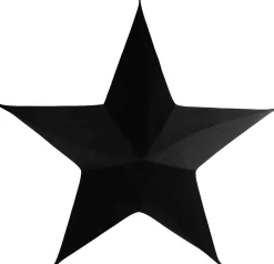 Intratuin Countryfield Weihnachtsbaumschmuck Stern Maria schwarz 41 x 120 x 120 cm| Weihnachtsdeko Zum Aufhängen