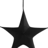 Intratuin Countryfield Weihnachtsbaumschmuck Stern Maria schwarz 13 x 40 x 40 cm| Weihnachtsdeko Zum Aufhängen