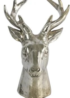 Intratuin Countryfield Weihnachtsdeko Hirsch Ramiro silber 8 x 24,5 x 23 cm| Weihnachtsfiguren & -Objekte