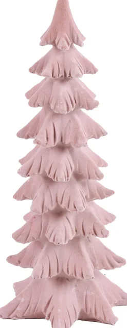 Intratuin Countryfield Weihnachtsdeko Baum Zino rosa 13 x 13 x 30 cm| Weihnachtsfiguren & -Objekte