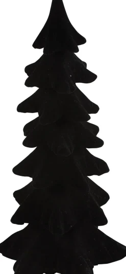 Intratuin Countryfield Weihnachtsdeko Baum Zino schwarz 10,5 x 10,5 x 22 cm| Weihnachtsfiguren & -Objekte