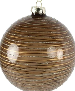 Intratuin Countryfield Weihnachtskugel Selma braun D 10 cm| Weihnachtskugeln & -Anhänger