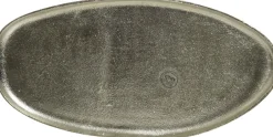 Intratuin Decoris Dekoteller silber 18,5 x 38 x 1 cm| Dekoschalen & -Teller