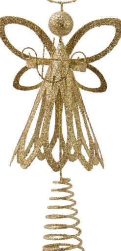 Intratuin Decoris Weihnachtsbaumspitze gold 15 x 10,5 x 30 cm| Weihnachtsbaumspitzen