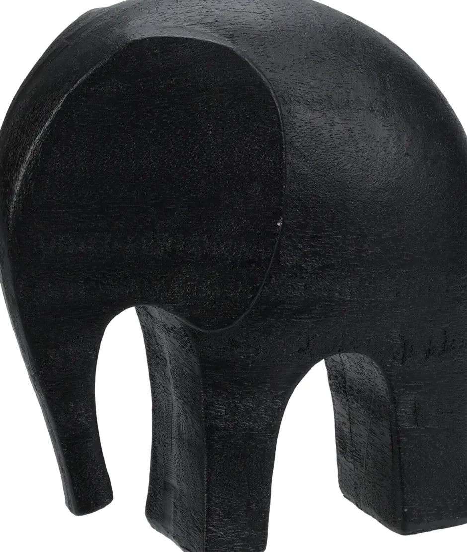 Intratuin Dekofigur Elefant schwarz 14 x 7 x 15 cm| Dekofiguren & -Objekte