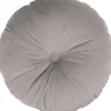 Intratuin Dekokissen Button grau 45 x 45 x 10 cm| Kissen|Dekokissen