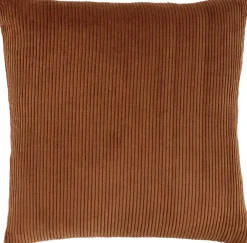 Intratuin Dekokissen Rib kupfer 45 x 45 x 10 cm| Kissen|Dekokissen