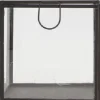 Intratuin Dijk Natural Collections Aufbewahrungsbox Glas schwarz 11 x 11 x 11 cm| Aufbewahrung