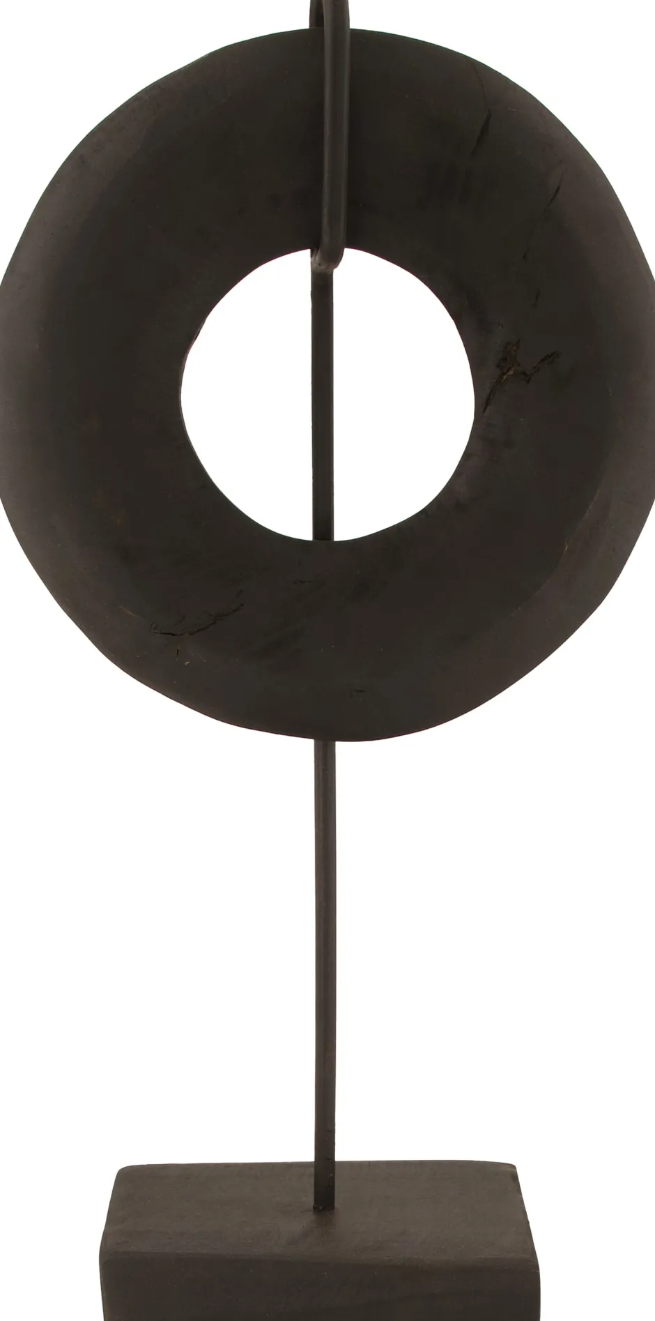 Intratuin Dijk Natural Collections beeld Cirkel schwarz 22 x 10 x 44 cm| Dekofiguren & -Objekte