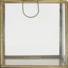 Intratuin Dijk Natural Collections Glastruhe gold 11 x 11 x 11 cm| Aufbewahrung