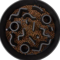 Intratuin District 70 Hundenapf Bamboo Anti-Schling L grau D 28 H 6,2 cm| Futternäpfe & Trinknäpfe|Futternäpfe & Trinknäpfe