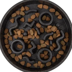 Intratuin District 70 Katzennapf Bamboo Anti-Schling S grau D 13,5 H 2,6 cm| Futternäpfe & Trinknäpfe|Futternäpfe & Trinknäpfe