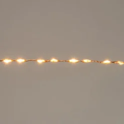 Intratuin Drahtlichterkette kupfer 1 m mit 66 LEDs klassisch warm| Mini- & Drahtlichterketten