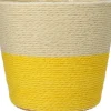 Intratuin Duif Pflanzkorb Riley naturell / gelb D 15,5 H 13 cm| Pflanzkörbe|Pflanzkörbe