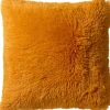 Intratuin Dutch Decor Dekokissen Fluffy gelb 45 x 45 x 10 cm| Kissen|Dekokissen