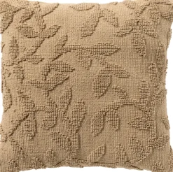 Intratuin Dutch Decor Dekokissen Hoja beige 45 x 45 x 5 cm| Kissen|Dekokissen