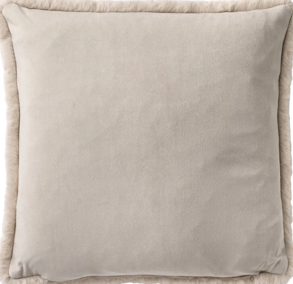 Intratuin Dutch Decor Dekokissen Zaya beige 45 x 45 x 22 cm| Kissen|Dekokissen