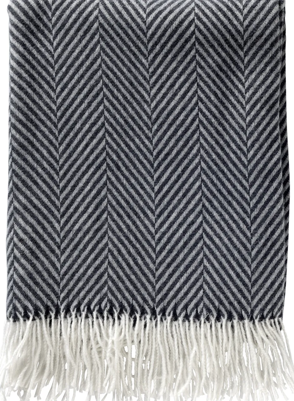 Intratuin Dutch Decor Plaid Josefien grau 140 x 180 cm| Decken & Plaids