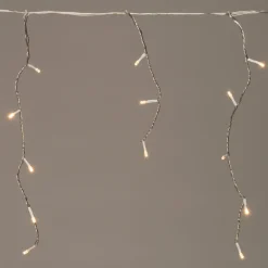 Intratuin Eisregen Lichterkette Basis-Set 4m 96 LEDs warmweiß| Eisregen Lichterketten