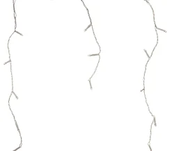 Intratuin Eisregen Lichterkette Ergänzungsset mit 96 LEDs warmweiß 4 m| Eisregen Lichterketten