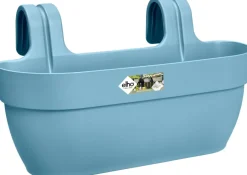 Intratuin Elho Balkonkasten Vibia Easyhanger blau 46 x 24,1 x 26,5 cm| Balkonkästen|Blumentöpfe & Pflanzgefäße