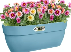 Intratuin Elho Balkonkasten Vibia Easyhanger blau 46 x 24,1 x 26,5 cm| Balkonkästen|Blumentöpfe & Pflanzgefäße