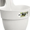 Intratuin Elho Balkonkasten Vibia Easyhanger weiß 20,5 x 24,1 x 26,5 cm| Blumenampeln & Hängetöpfe|Blumentöpfe & Pflanzgefäße