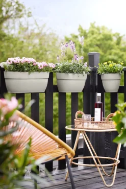 Intratuin Elho Balkonkasten Vibia Easyhanger weiß 20,5 x 24,1 x 26,5 cm| Blumenampeln & Hängetöpfe|Blumentöpfe & Pflanzgefäße