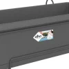 Intratuin Elho Barcelona Balkonkasten XL all-in-1 55 x 32,2 x 22,7 cm anthrazit| Balkonkästen|Blumentöpfe & Pflanzgefäße