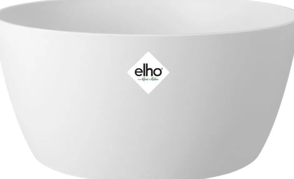 Intratuin Elho Brussels Pflanzschale D 23 H 10,8 cm weiß| Pflanzschalen|Blumentöpfe & Pflanzgefäße