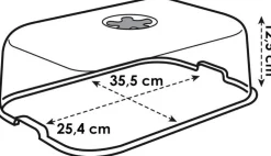 Intratuin Elho green basics Anzuchtkasten Deckel 35,8 x 25,5 x 12,9 cm| Anzuchtkästen & Mini-Gewächshäuser