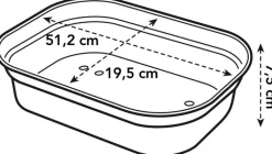Intratuin Elho green basics Anzuchtschale schwarz 51,2 x 19,5 x 7,5 cm| Anzuchtkästen & Mini-Gewächshäuser